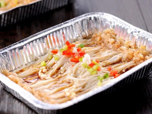 汝城锡纸烤金针菇